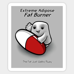 Extreme Adipose Fat Burner Sticker